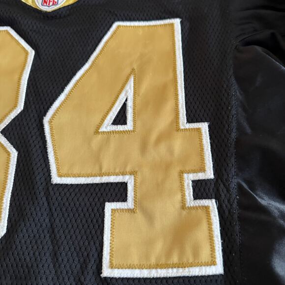 2004 Authentic Mike Mckenzie Reebok Game Issue/Use Jersey NFL New Orleans Saints - Picture 5 of 13